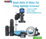 Kính Hiển Vi Điện Tử Công Nghiệp External 13MP Zoom 180x