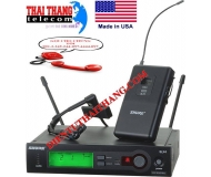 MICRO KHÔNG DÂY CÀI ÁO SHURE SLX14/85 USA