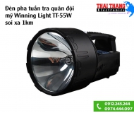 Đèn pha tuần tra quân đội mỹ Winning Light TT-55W soi xa 1km