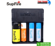 Sạc 4 pin 26650 Supfire dây USB