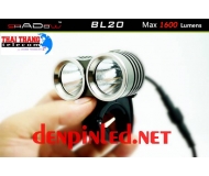 Đèn pin gắn xe đạp siêu sáng Shadow BL20