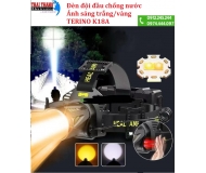 Đèn pin đeo đầu TERINO K18A chống nước chính hãng, ánh sáng vàng và trắng
