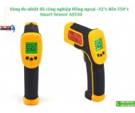 Súng đo nhiệt độ công nghiệp Hồng ngoại - 32°c - 550°c chính hãng smart sensor AS530