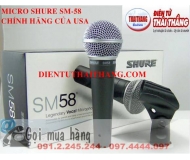 MICRO CÓ DÂY SHURE SM-58 HÀNG XỊN CỦA USA