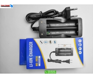 Bộ sạc 18650 2 pin cắm điện sạc siêu nhanh, siêu bền 