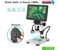 KÍNH HIỂN VI SOI NỔI EXTERNAL 1200X MÀN HÌNH 7INCH