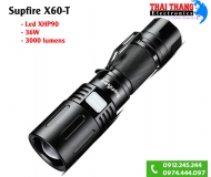 Đèn pin siêu sáng Supfire X60-T 3000 lumens