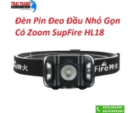 Đèn Pin Đeo Đầu Nhỏ Gọn Có Zoom Supfire HL18