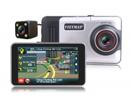 Camera hành trình vietmap A45 2 cam trước sau vừa ghi hình vừa dẫn đường